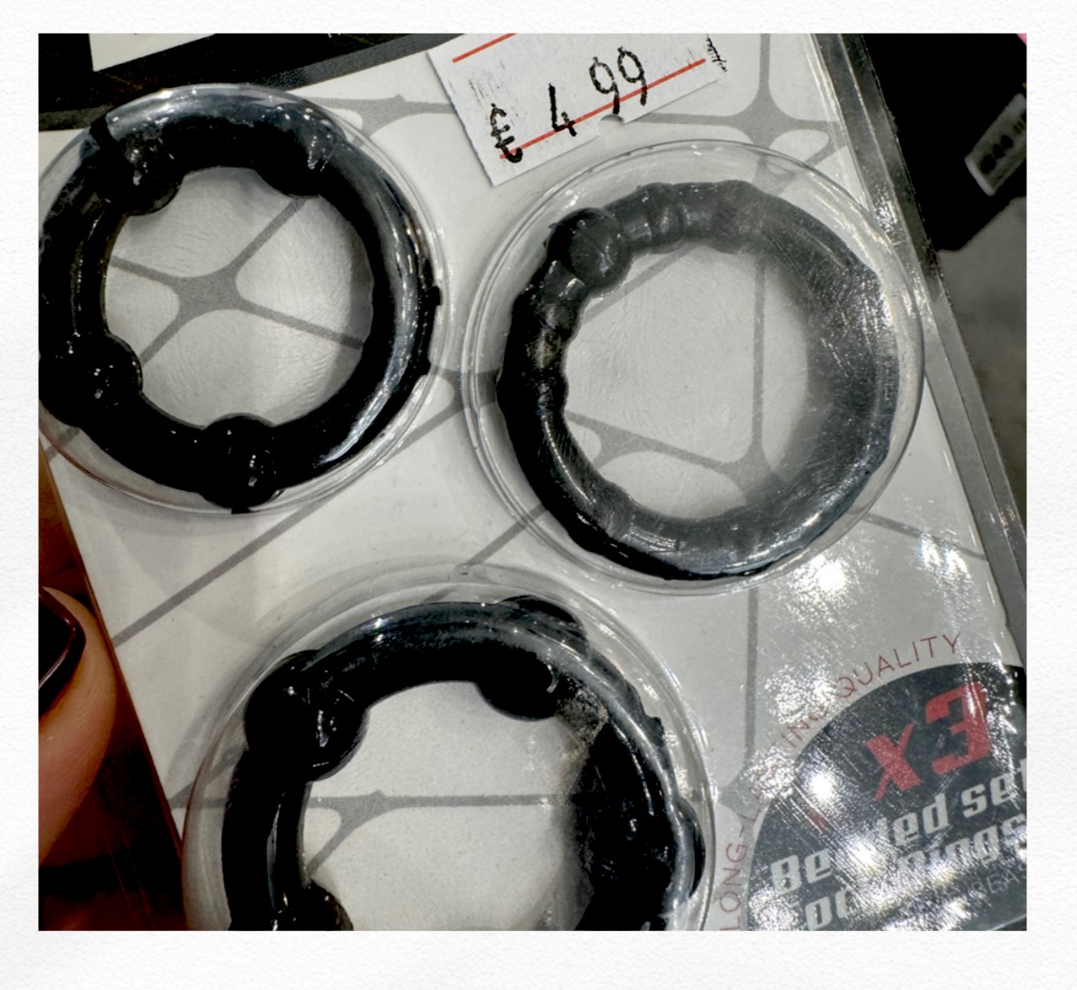 AROS DE SILICONA NEGRA 