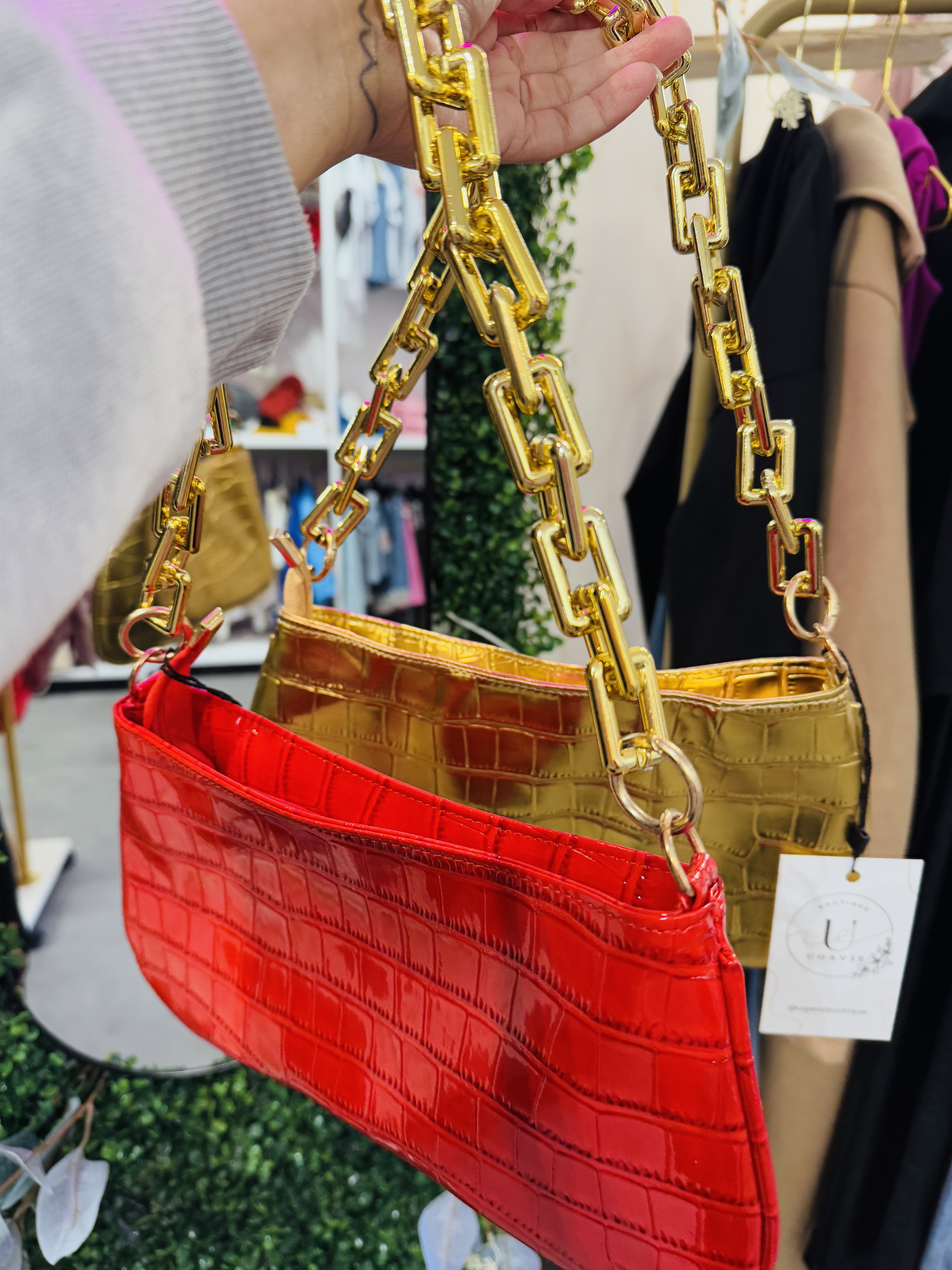 Cartera brillante ✨